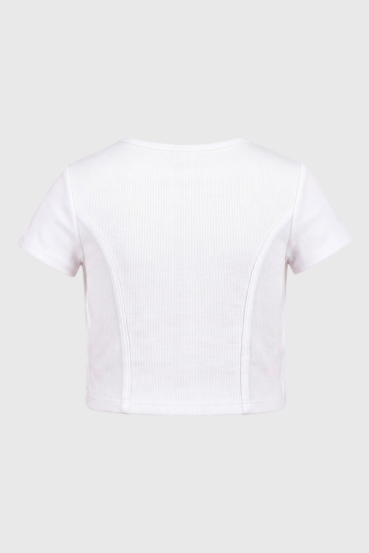 Polera Niña Slim Fit Blanco