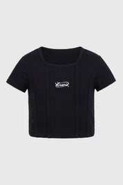 Polera Niña Slim Fit Negro