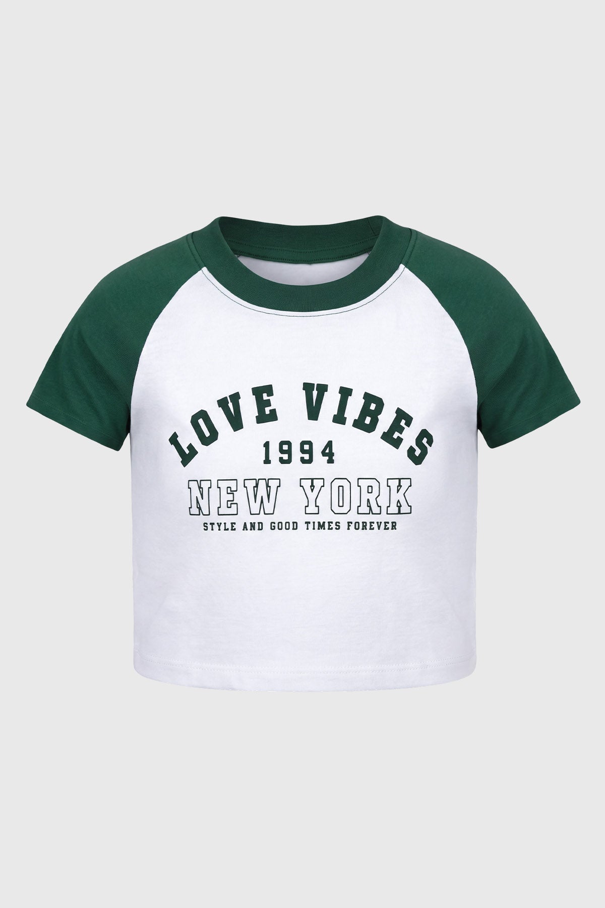 Polera Niña Slim Verde