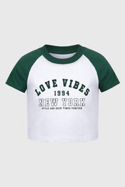Polera Niña Slim Verde