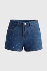 Short Casual Niña Azul