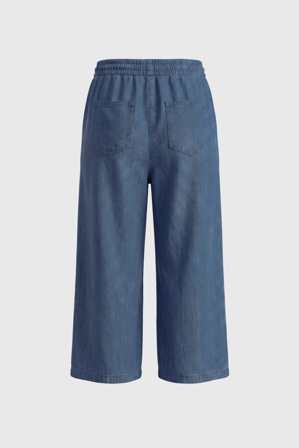Jeans Wide Leg Niña Azul Oscuro