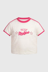 Polera Slim Niña Crudo
