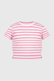 Polera Slim Niña Rosado