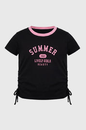 Polera Slim Niña Negro