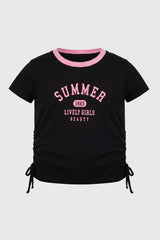 Polera Slim Niña Negro