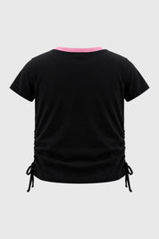 Polera Slim Niña Negro