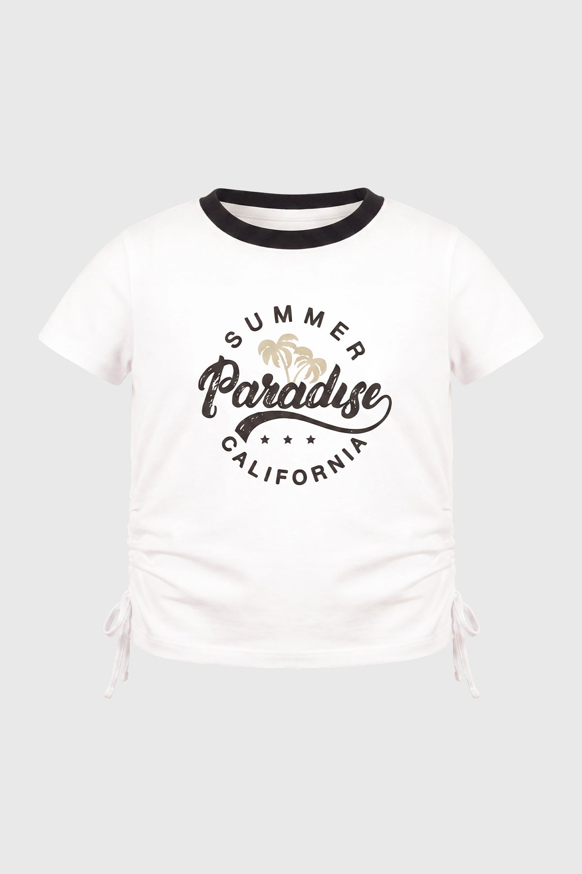 Polera Slim Niña Blanco