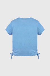 Polera Niña Slim Celeste