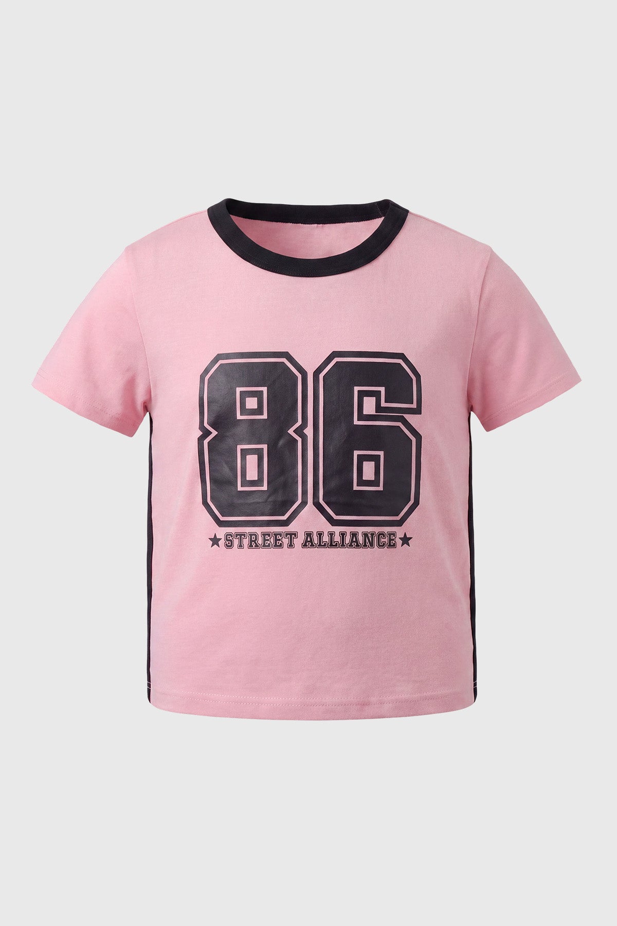 Polera Regular Niña Rosado