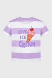 Polera Niña Loose Lila