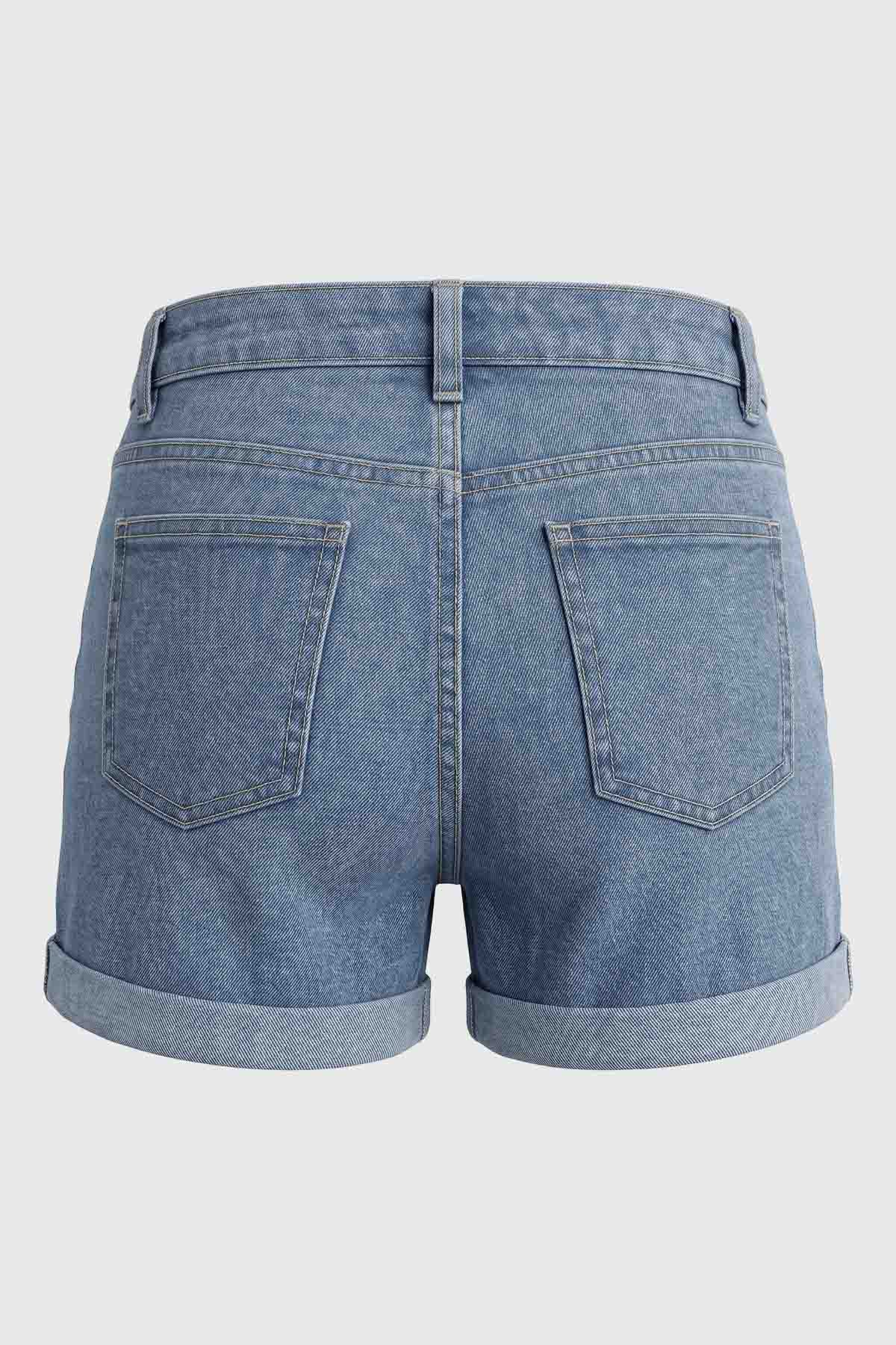 Short Casual Niña Azul