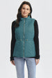 Parka Mujer Con Rombos Verde