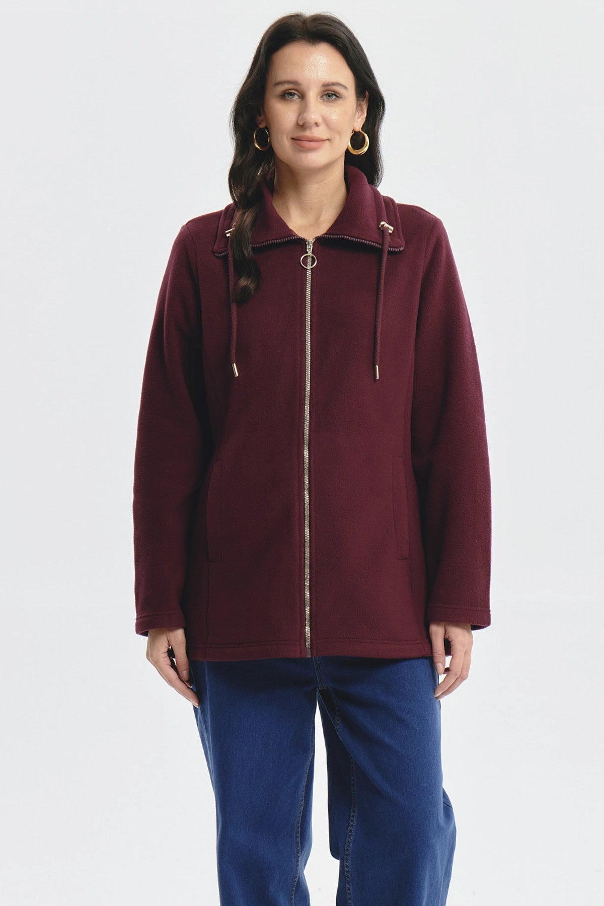 Polar Mujer Básico Rojo