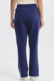 Pantalón Buzo Mujer Clásico Flare Azul
