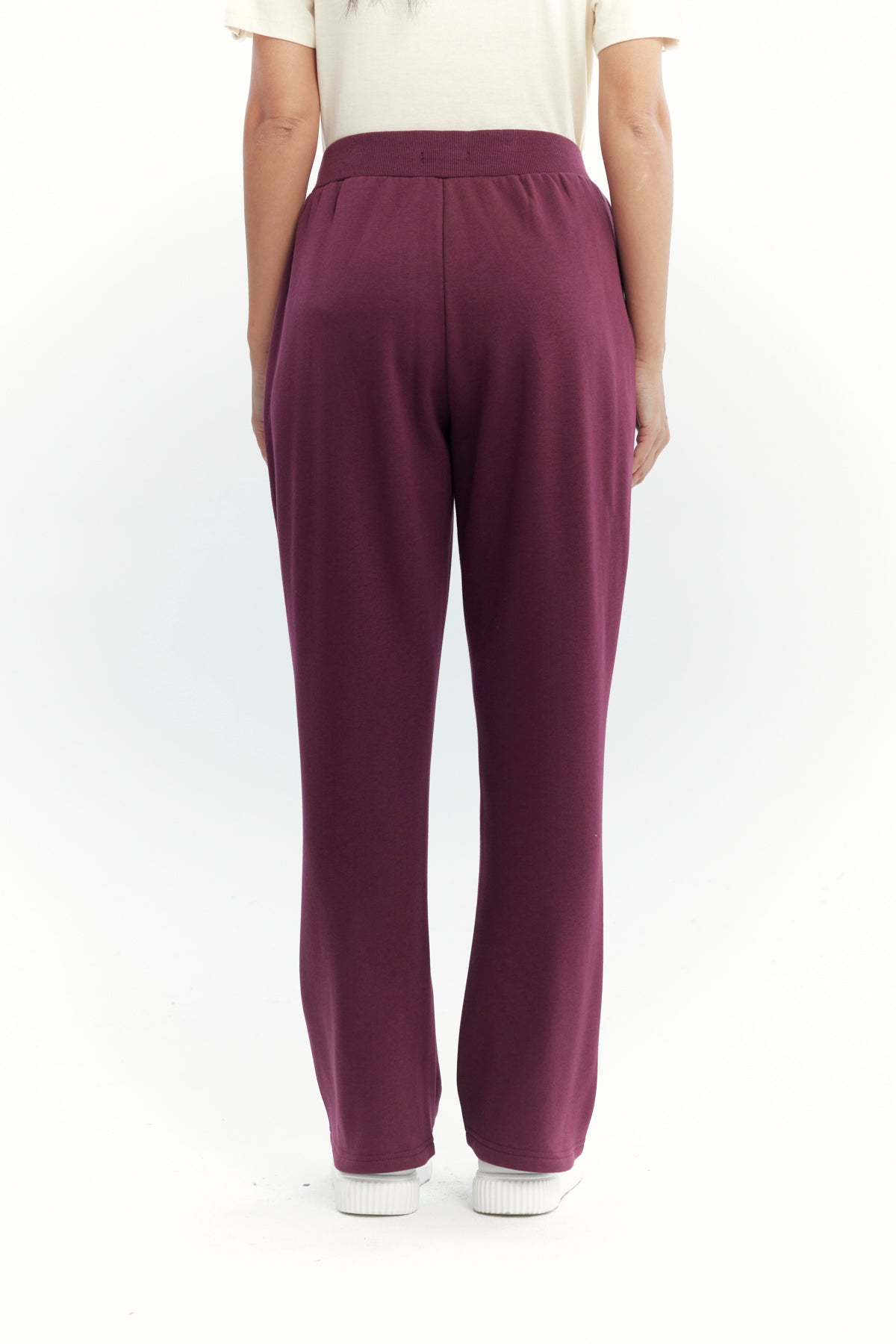 Pantalón Buzo Mujer Clásico Flare Rojo