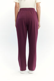 Pantalón Buzo Mujer Clásico Flare Rojo