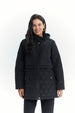 Parka Mujer Slim Negro