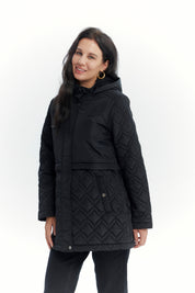 Parka Mujer Slim Negro
