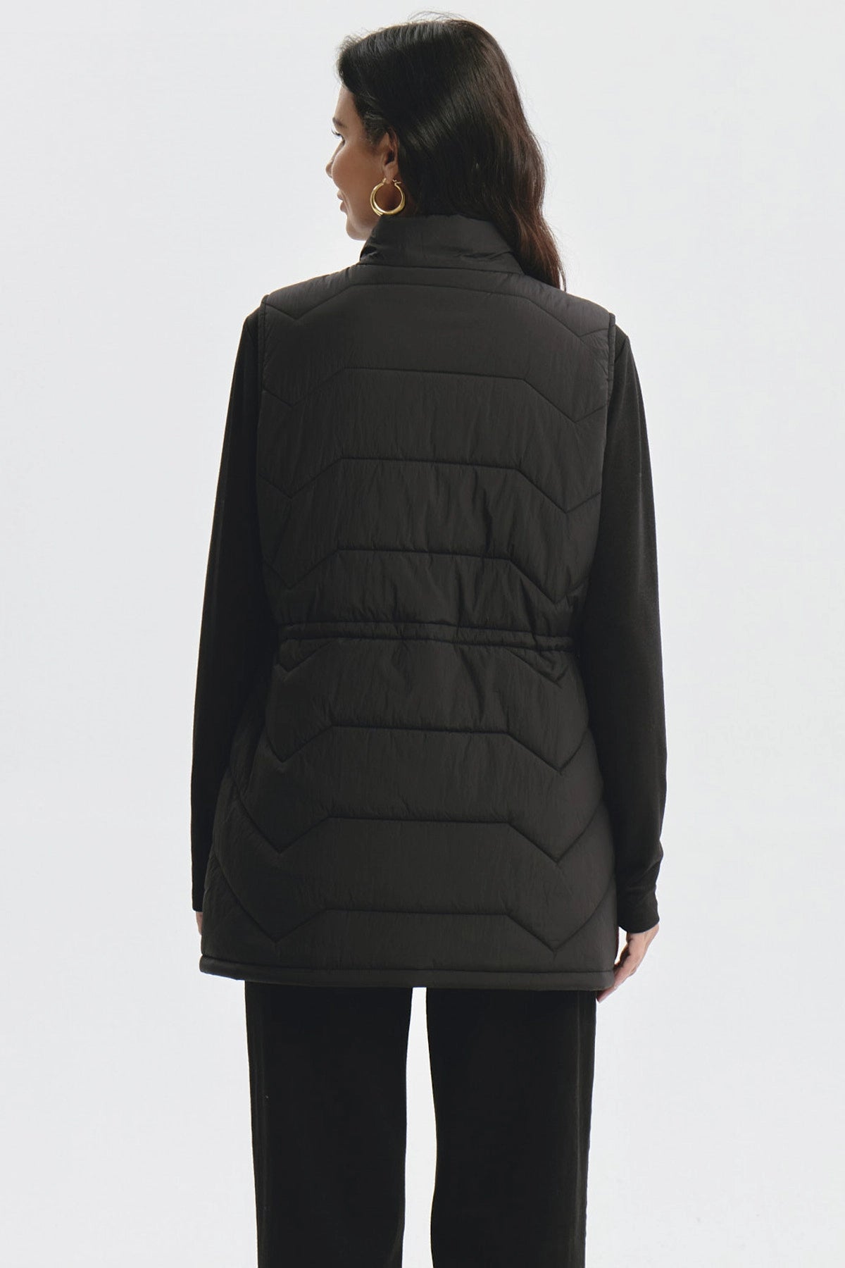Parka Mujer Lisa Negro