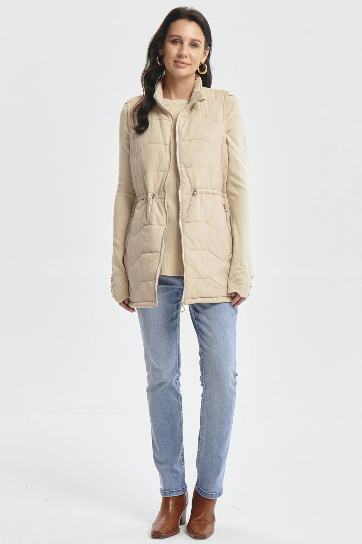 Parka Mujer Lisa Beige