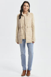 Parka Mujer Lisa Beige