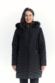 Parka Mujer Full Zipper Negro