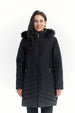 Parka Mujer Full Zipper Negro