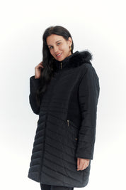 Parka Mujer Full Zipper Negro