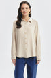 Blusa Mujer Roll Up Beige
