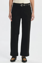 Jeans Mujer Calce Recto Negro