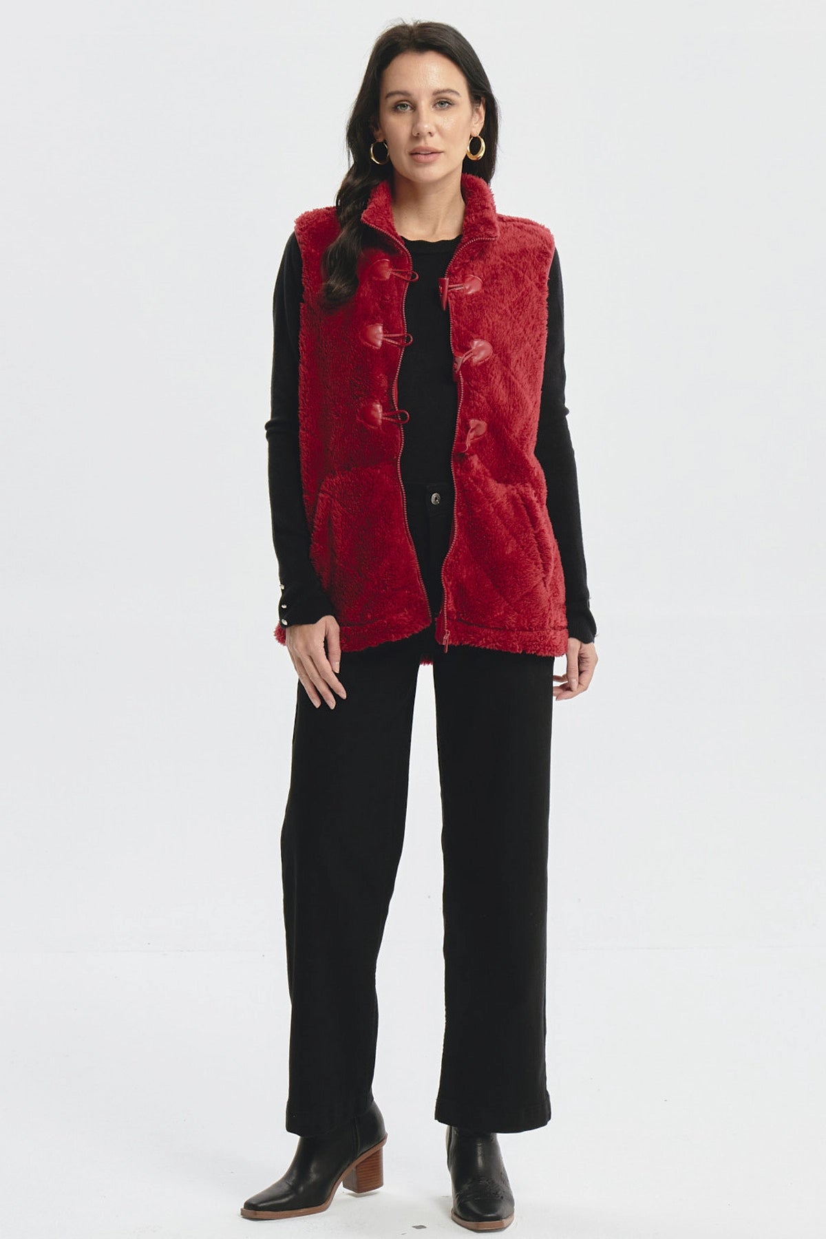 Polar Mujer Montgomery Rojo
