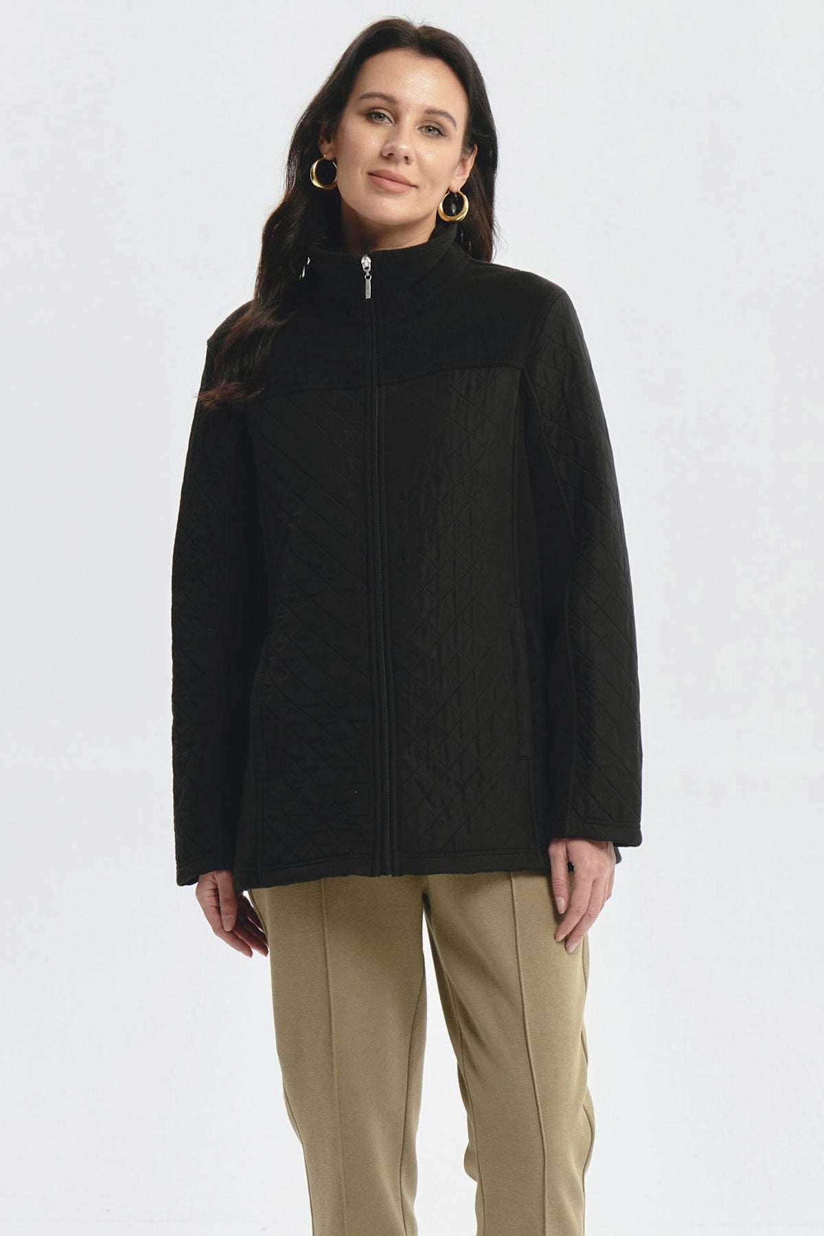 Polar Mujer Aplicación Taslan Negro