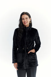 Polar Mujer Cintura Ajustable Negro