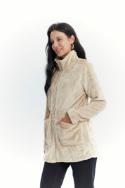 Polar Mujer Cintura Ajustable Beige Oscuro