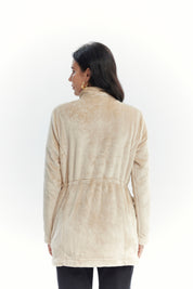 Polar Mujer Cintura Ajustable Beige Oscuro