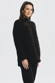 Polar Mujer Textura Negro