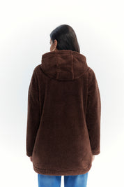 Polar Mujer Corderito Café