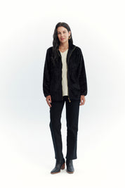 Polar Mujer Textura Negro