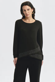 Polera Mujer Camman Detalle Negro