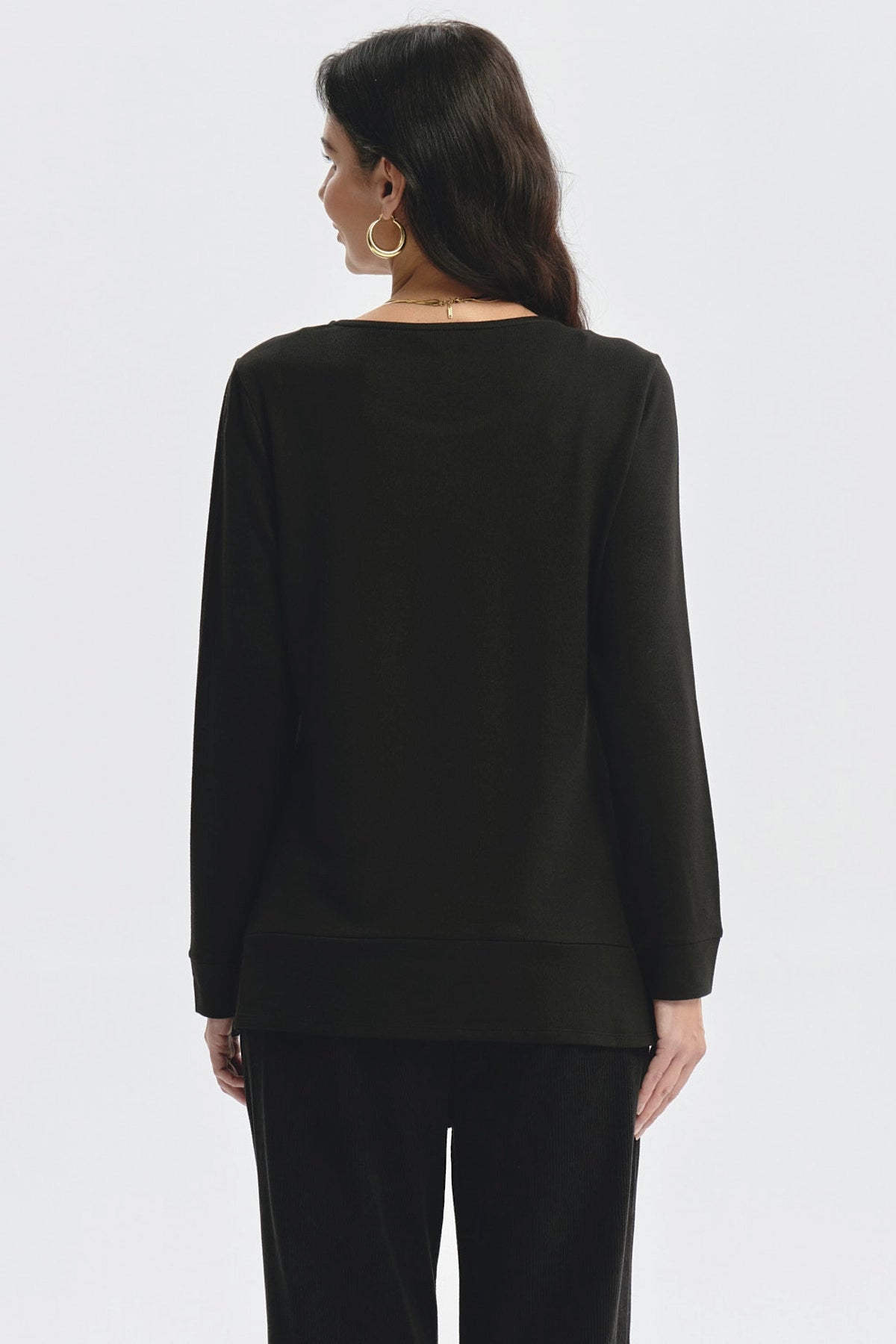 Polera Mujer Camman Detalle Negro