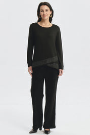 Polera Mujer Camman Detalle Negro