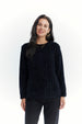 Sweater Mujer Chenille Negro