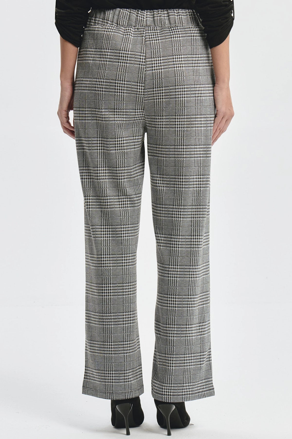 Calza Mujer Forrada Negro / Blanco