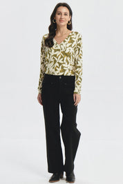 Jeans Mujer Clásico Calce Recto Negro