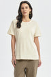 Polera Mujer Detalle Tachas Beige Claro