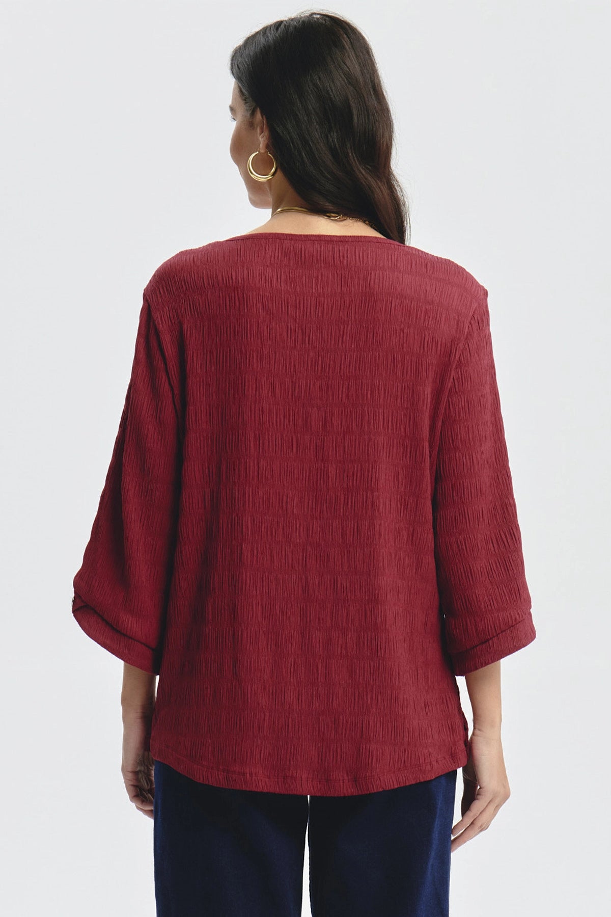 Polera Mujer Slim Rojo