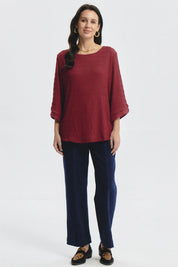 Polera Mujer Slim Rojo