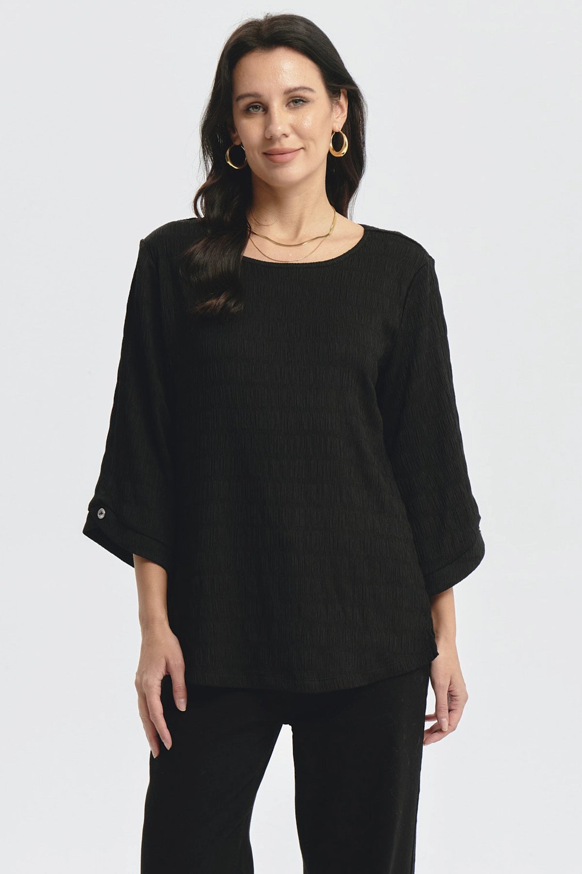 Polera Mujer Slim Negro