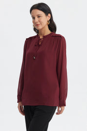 Blusa Mujer Slim Rojo